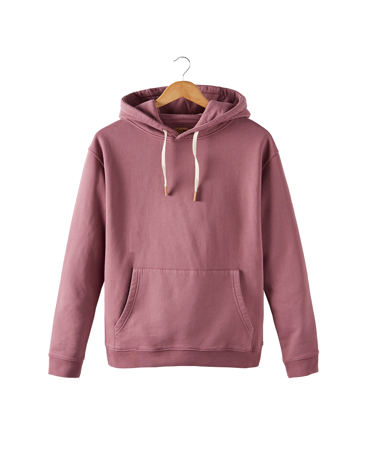 hoodie rose raisin en molleton - packshot