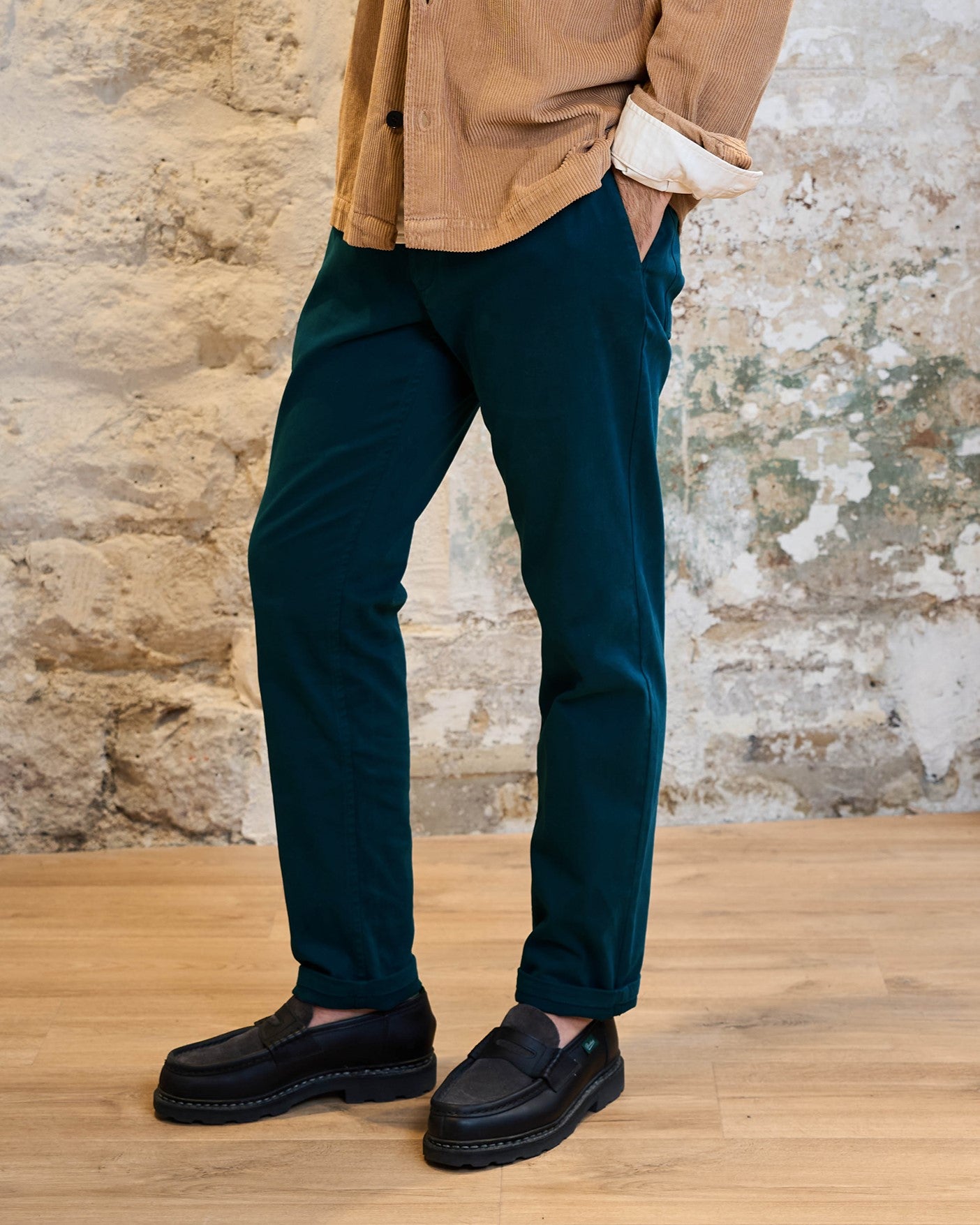 CHINO BLEU PETROLE | VINCE