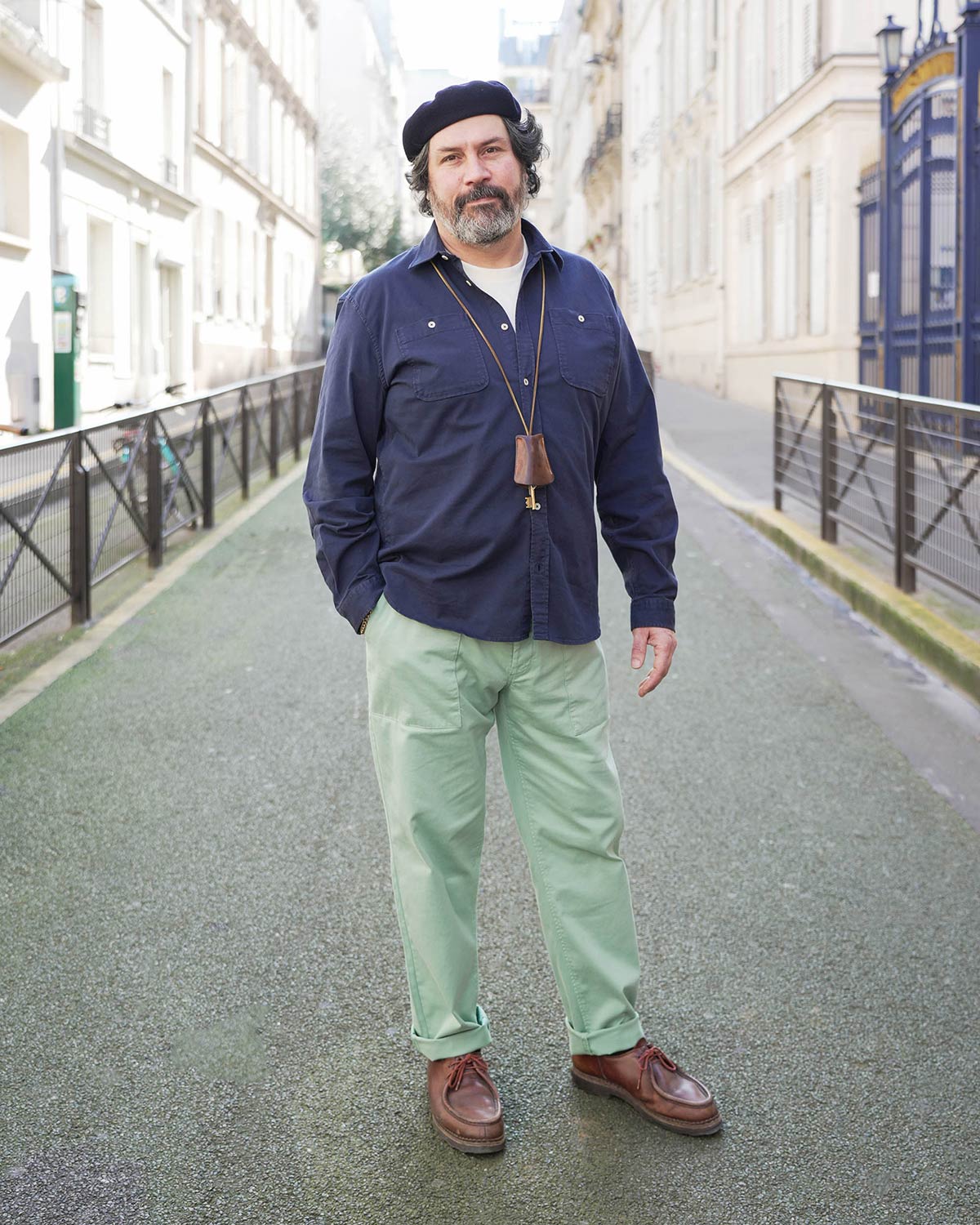PANTALON DE TRAVAIL - VERT AMANDE | BOULI -
