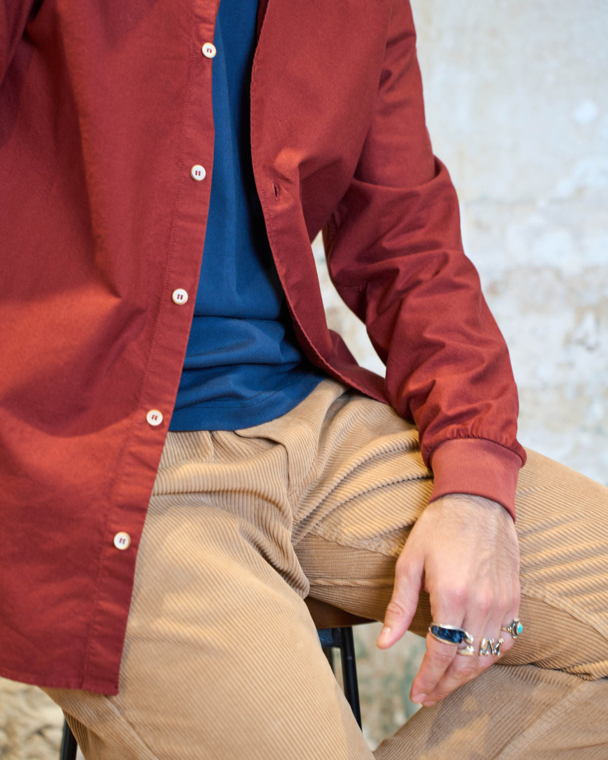 PANTALON VELOURS CAMEL | CHILLER