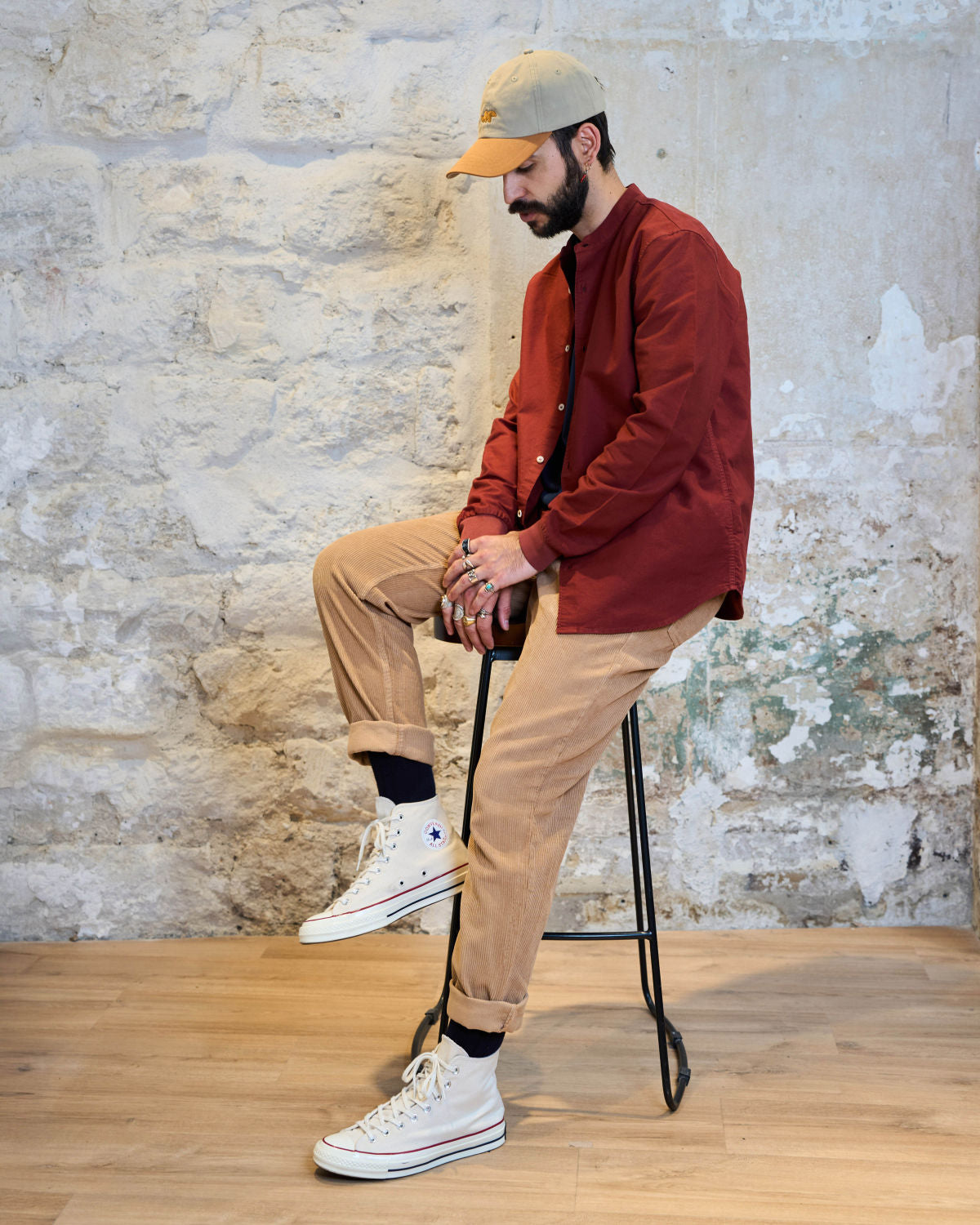 PANTALON VELOURS CAMEL | CHILLER