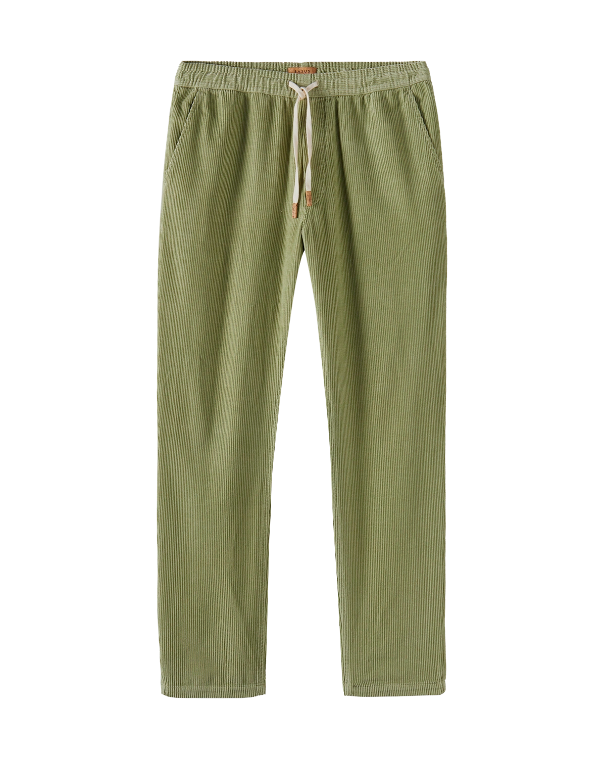 pantalon velours vert tilleul - packshot