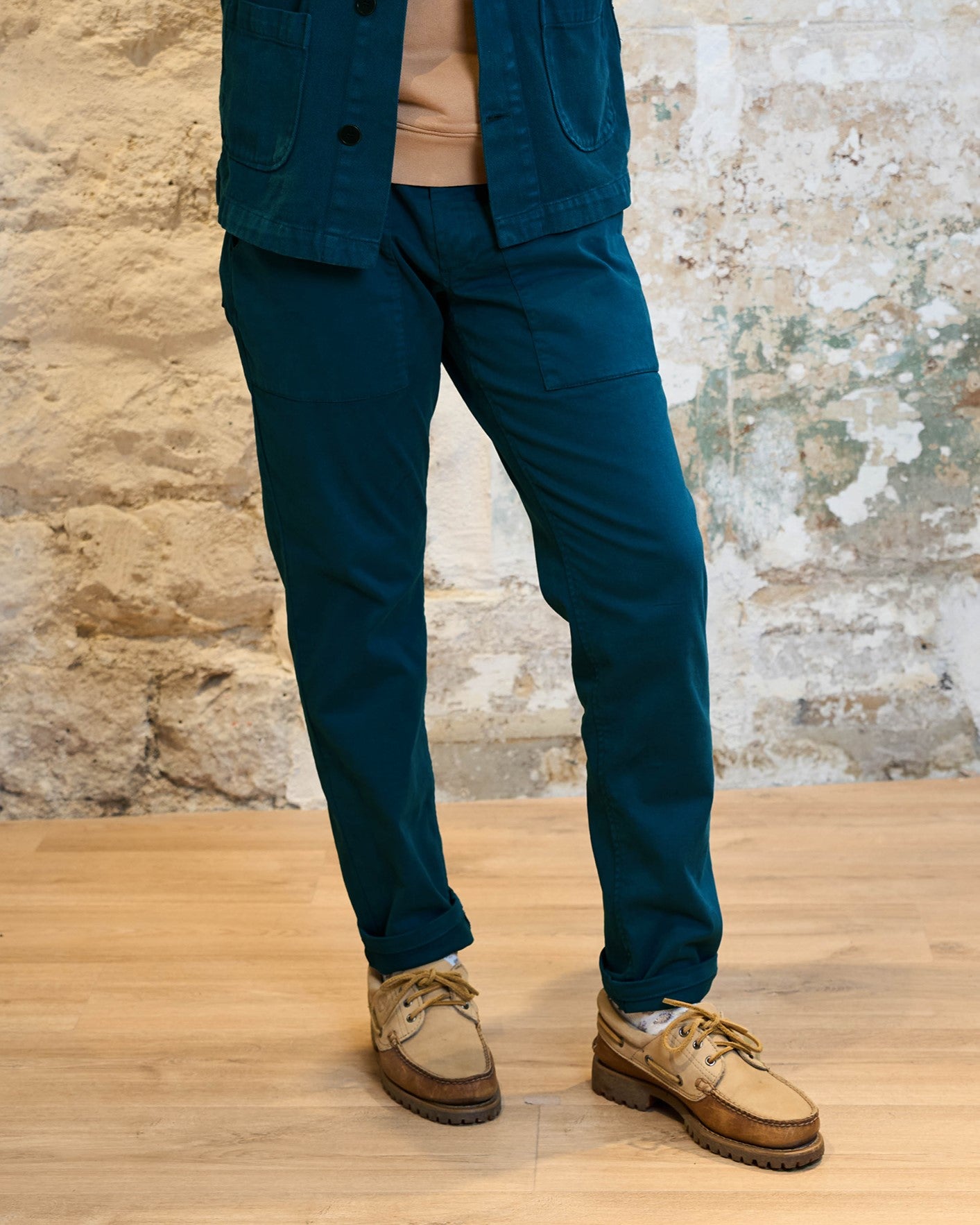 PANTALON DE TRAVAIL - BLEU PETROLE | BOULI
