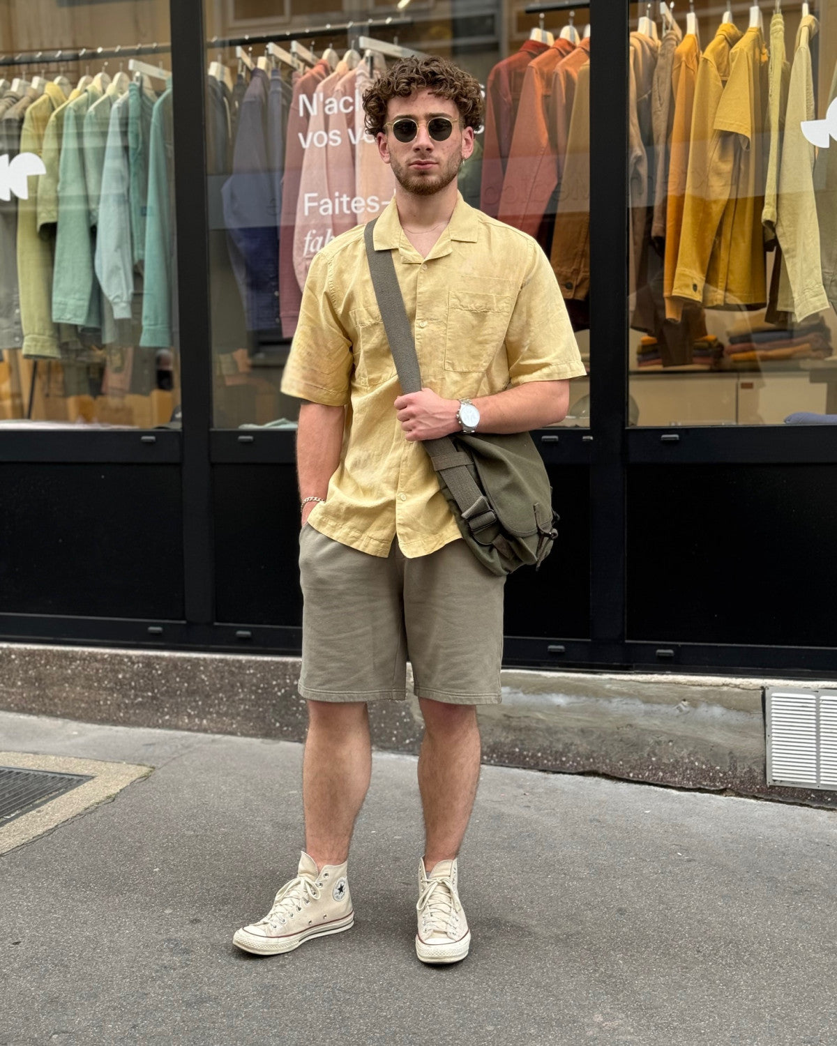SHORT LONG VERT FUME | CASSIUS -