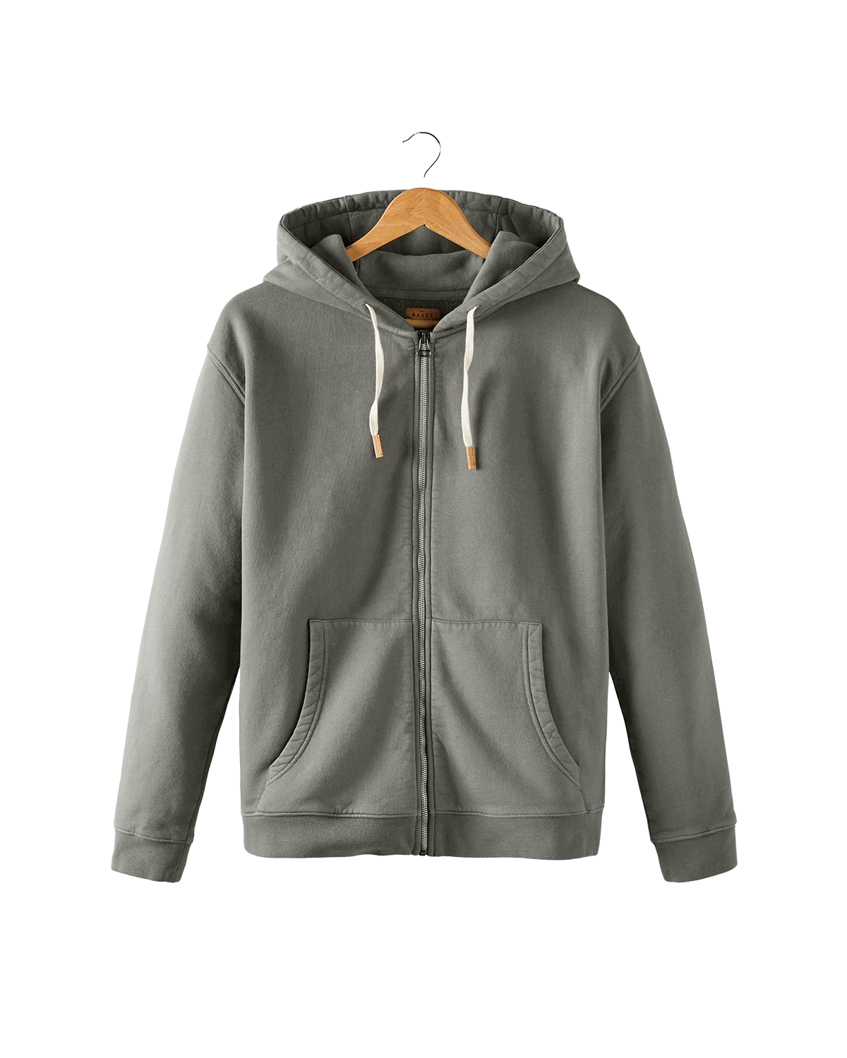 HOODIE ZIPPÉ VERT FUME | VITAS -