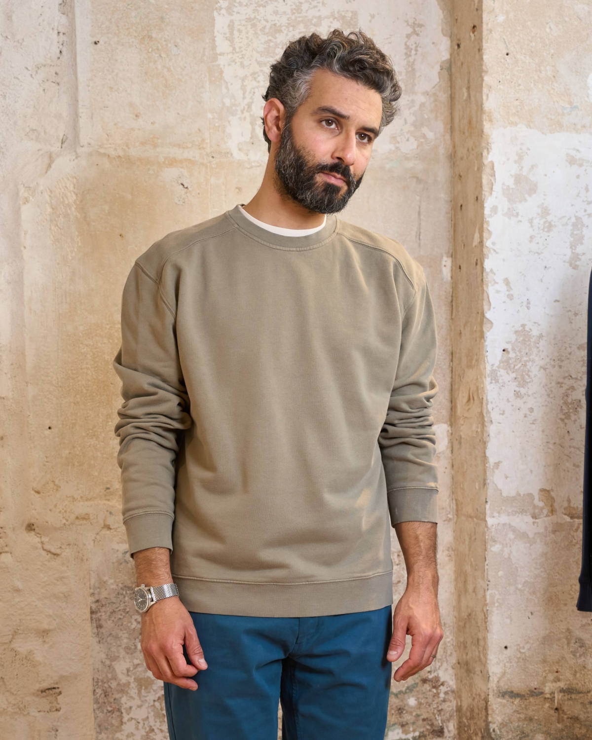 SWEAT GRIS MASTIC | CHRIS -