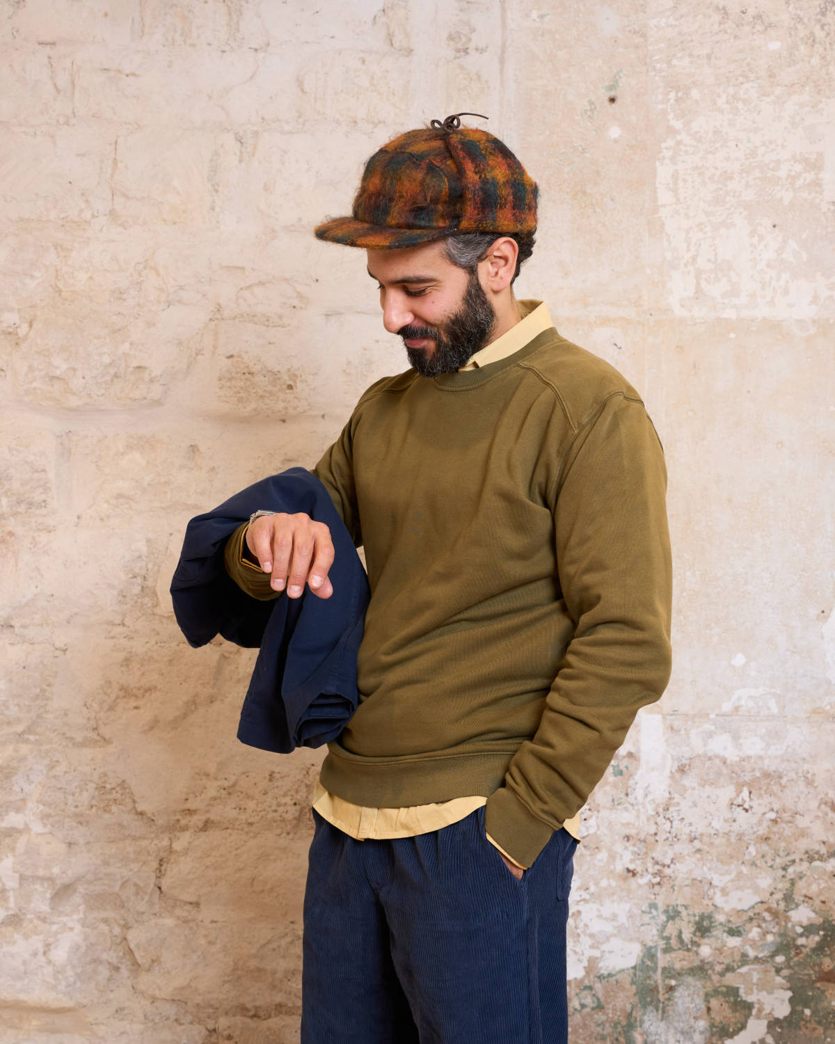 SWEAT OLIVE VERT | CHRIS -