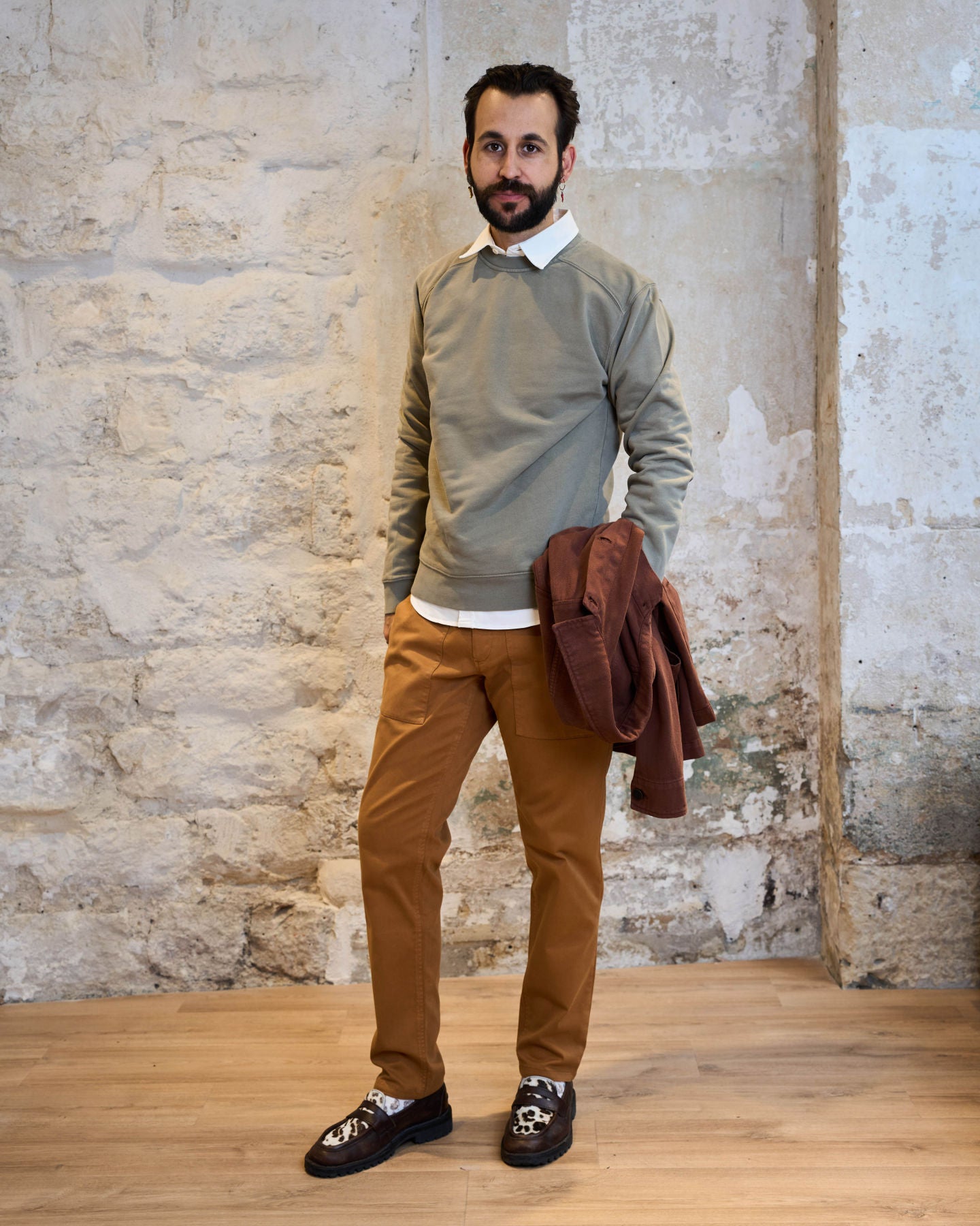 SWEAT VERT FUME | CHRIS -