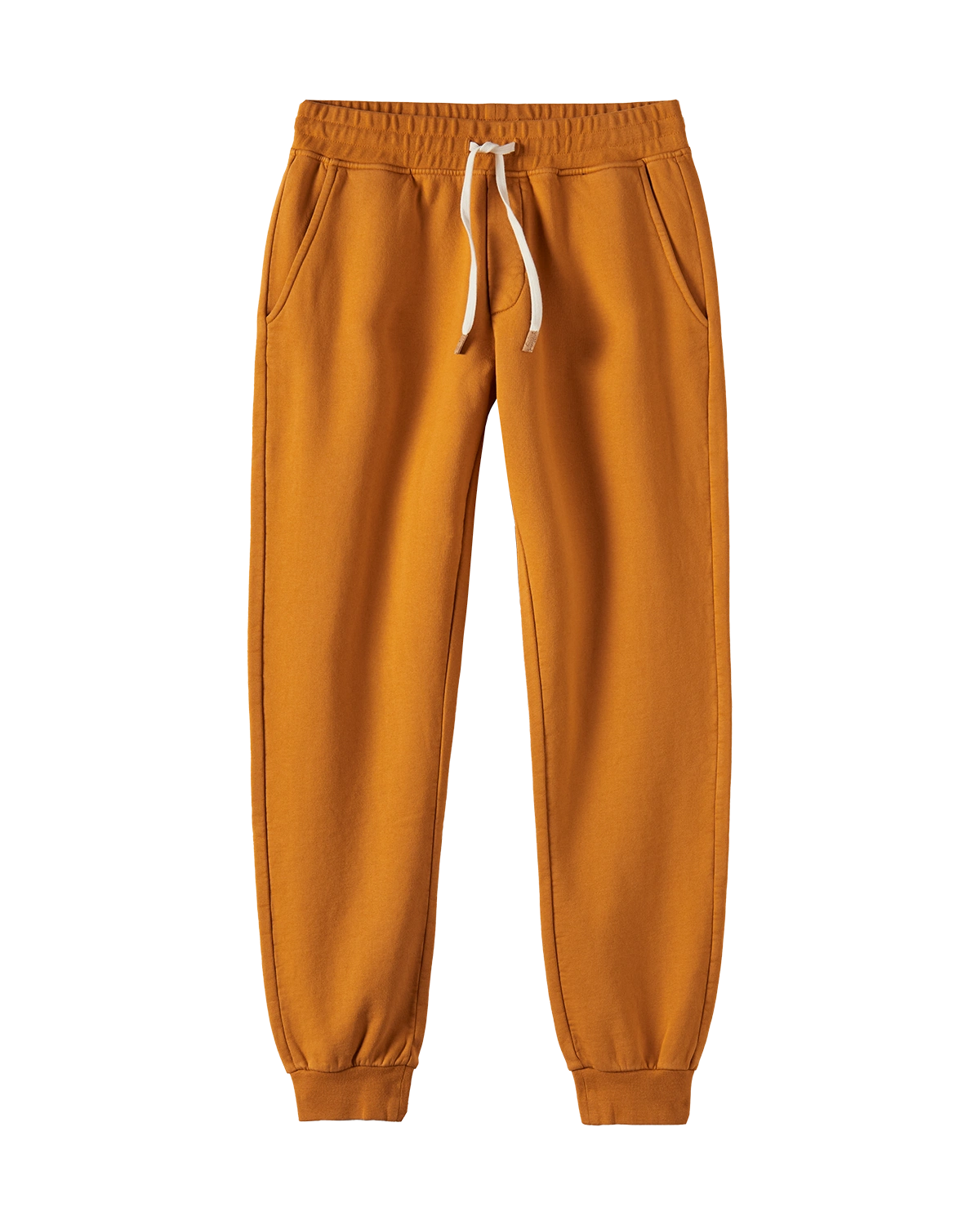 sweatpants orange en coton bio - packshot