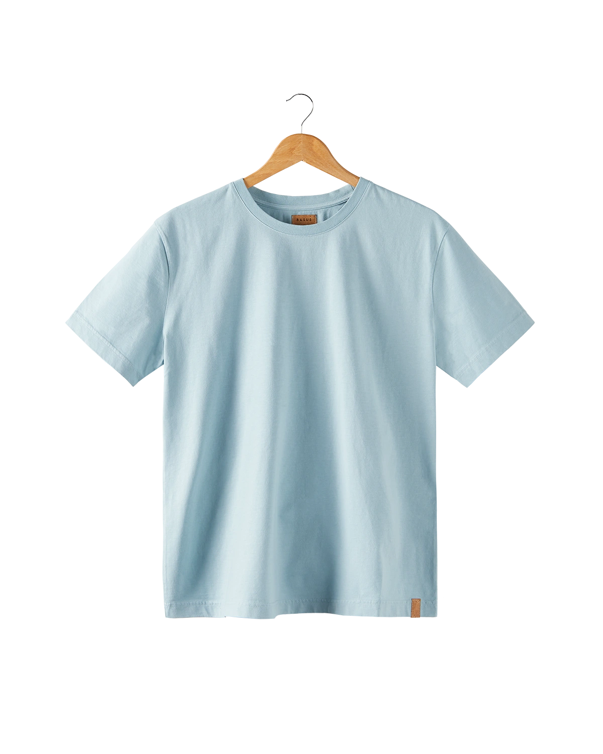 t-shirt uni bleu ciel - packshot