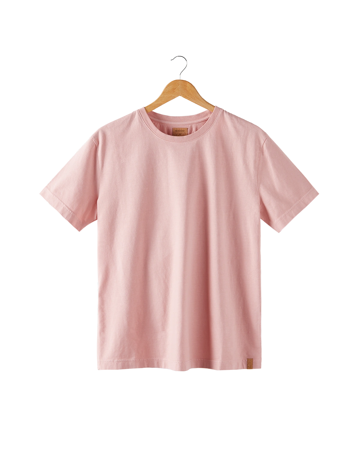 t-shirt uni rose - packshot