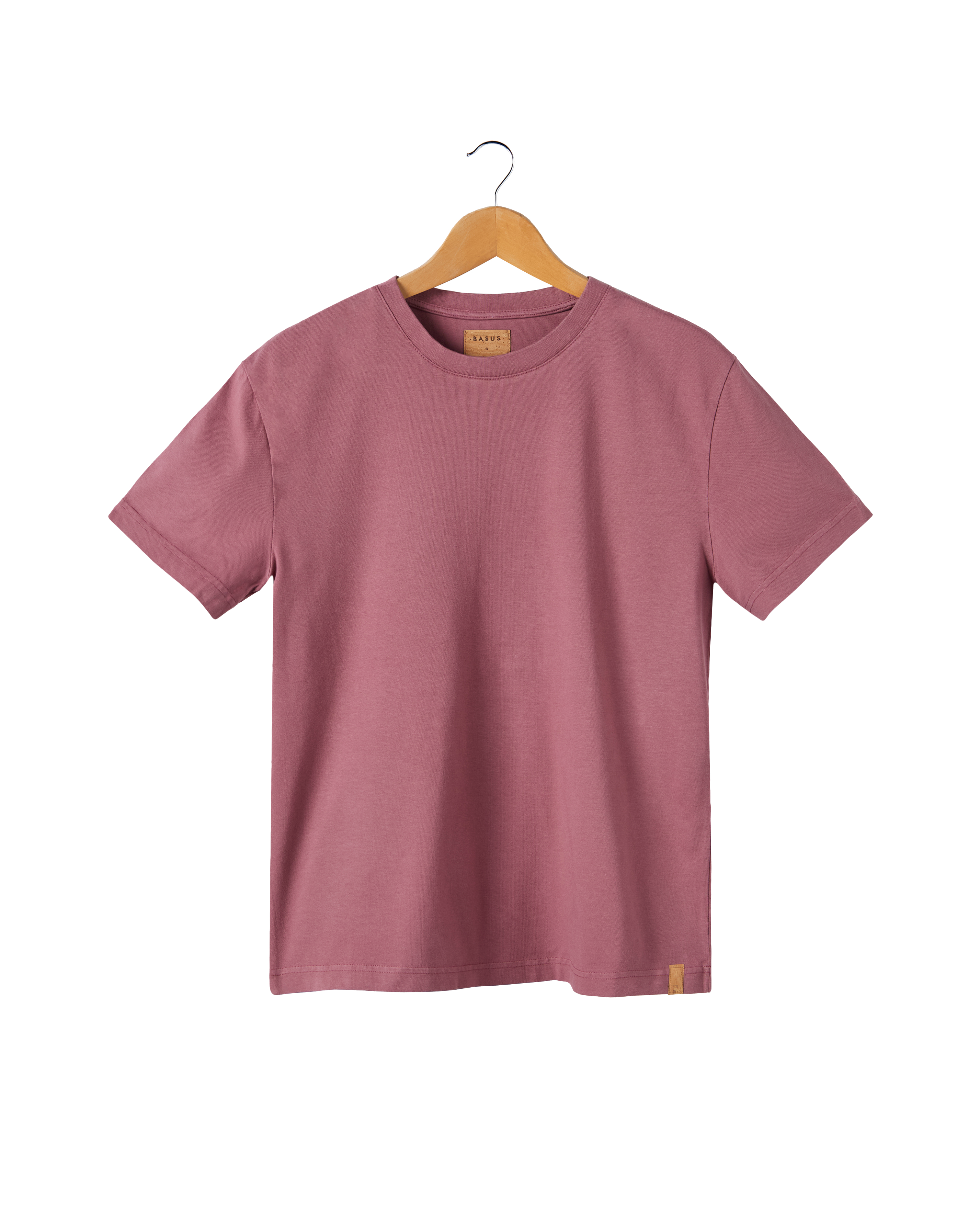 T-SHIRT UNI ROSE RAISIN | BRUCE