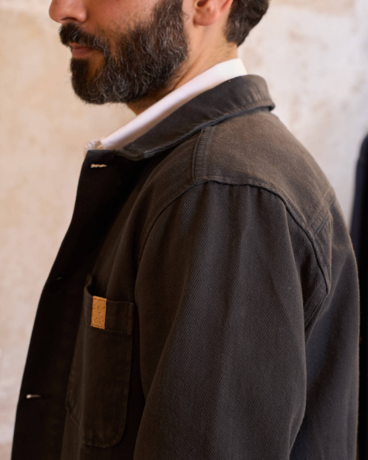 VESTE DE TRAVAIL EN TWILL | CARBONE -