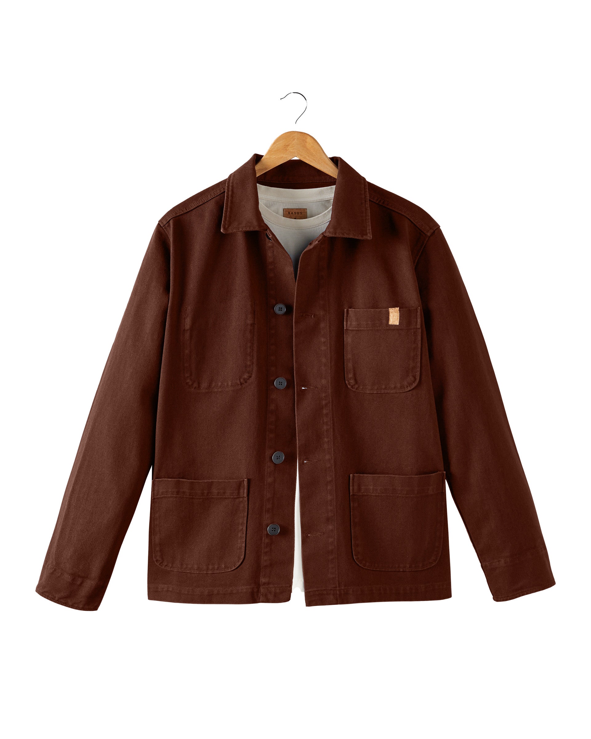 VESTE DE TRAVAIL EN TWILL | ACAJOU