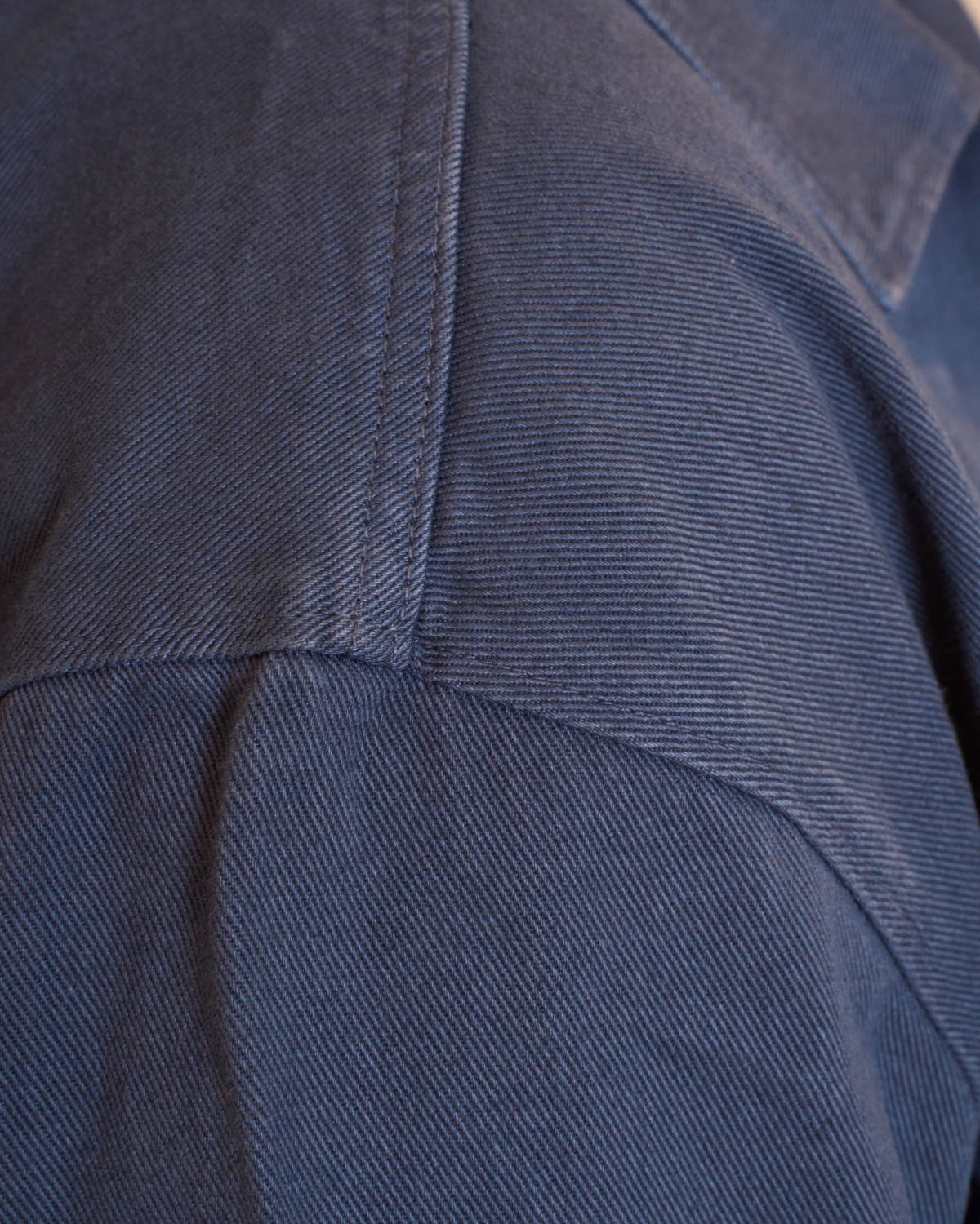 VESTE DE TRAVAIL EN TWILL | BLEU MARINE