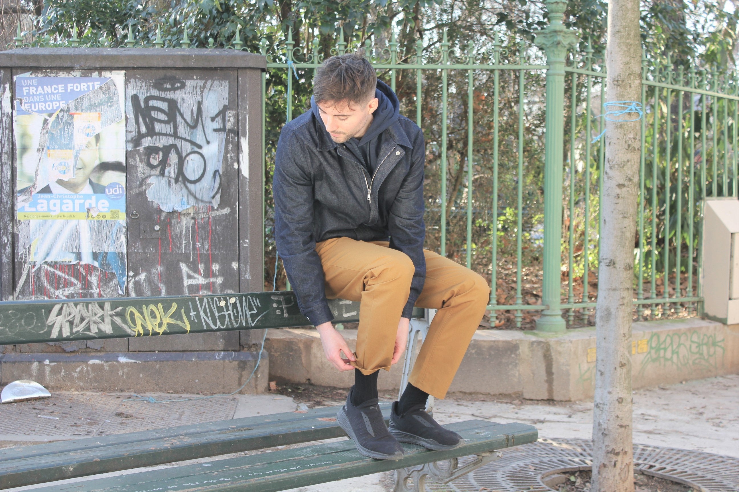 BLOUSON DENIM BRUT